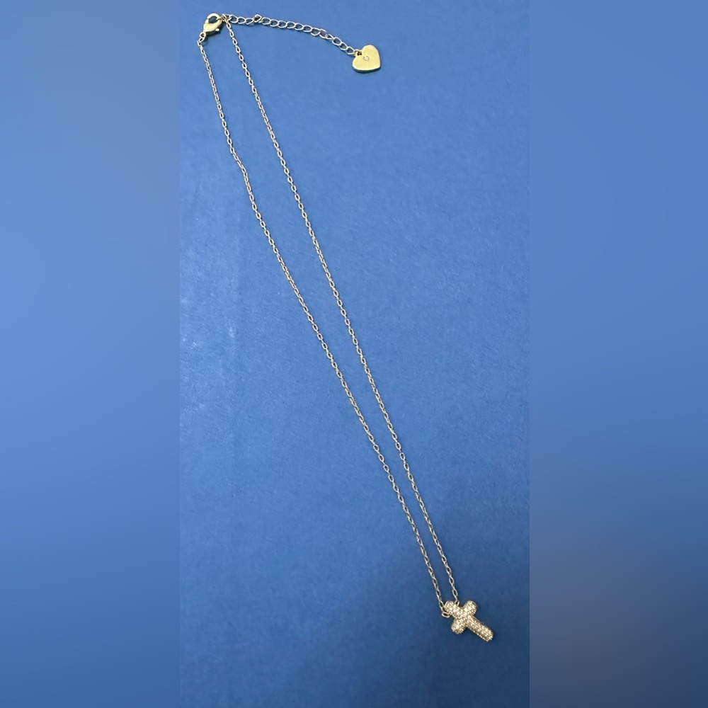 Altar'd State Gold Cross Pendant Necklace - Picture 2 of 11